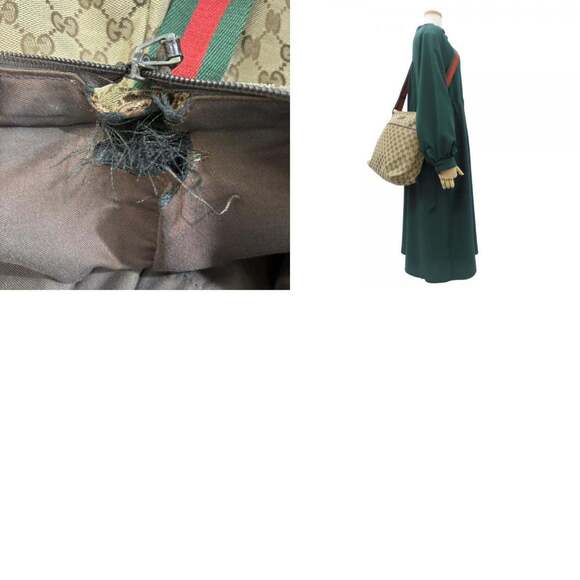 Gucci Shoulder Bag 189751 Sully Line GG Canvas Beige Women's GUCCI - Picture 10 of 11